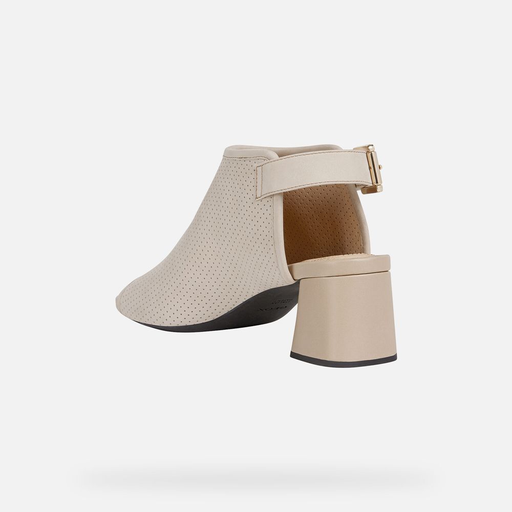 Geox Bayan Sandalet Bej Rengi - Genziana - SWO-038796